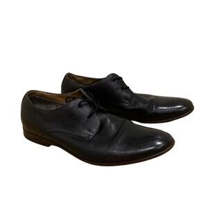 Aldo, Men's, Black, Leather Pointed Toe Oxford Shoes, Size US 11, EU 44